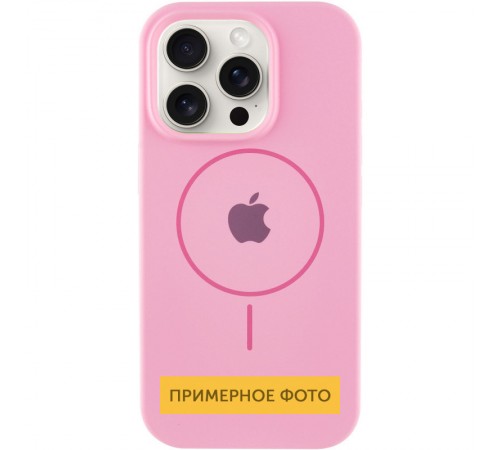 Чохол Silicone Case Full Protective (AA) with MagSafe для Apple iPhone 13 (6.1") Рожевий / Light pink Чохол Silicone Case Full Protective (AA) with MagSafe для Apple iPhone 13 (6.1") Рожевий / Light pink