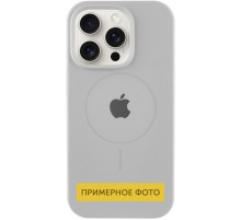 Чохол Silicone Case Full Protective (AA) with MagSafe для Apple iPhone 13 (6.1") Сірий / Light Grey