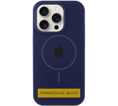 Чохол Silicone Case Full Protective (AA) with MagSafe для Apple iPhone 13 (6.1") Темно-синій / Midnight blue Чохол Silicone Case Full Protective (AA) with MagSafe для Apple iPhone 13 (6.1") Темно-синій / Midnight blue