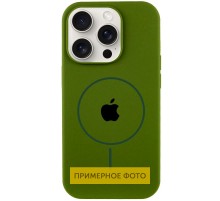 Чохол Silicone Case Full Protective (AA) with MagSafe для Apple iPhone 13 (6.1") Зелений / Dark Olive Чохол Silicone Case Full Protective (AA) with MagSafe для Apple iPhone 13 (6.1") Зелений / Dark Olive