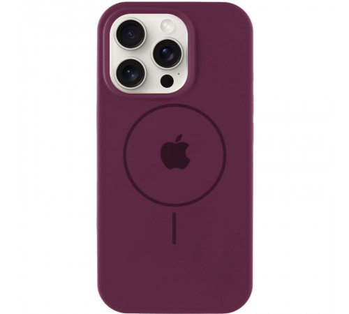 Чохол Silicone Case Full Protective (AA) with MagSafe для Apple iPhone 13 Pro Max (6.7") Бордовий / Plum Чохол Silicone Case Full Protective (AA) with MagSafe для Apple iPhone 13 Pro Max (6.7") Бордовий / Plum