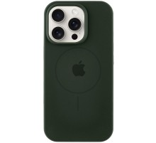 Чохол Silicone Case Full Protective (AA) with MagSafe для Apple iPhone 14 Pro (6.1") Зелений / Dark Olive