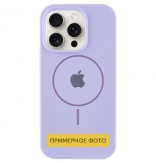 Чохол Silicone Case Full Protective (AA) with MagSafe для Apple iPhone 14 Plus (6.7") Бузковий / Dasheen