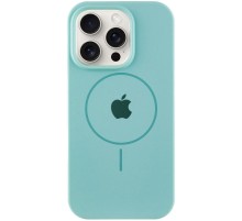 Чохол Silicone Case Full Protective (AA) with MagSafe для Apple iPhone 14 Pro Max (6.7") Бірюзовий / Marine Green