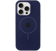 Чохол Silicone Case Full Protective (AA) with MagSafe для Apple iPhone 14 Pro Max (6.7") Темно-синій / Midnight blue