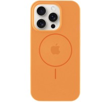 Чохол Silicone Case Full Protective (AA) with MagSafe для Apple iPhone 15 Pro (6.1") Помаранчевий / Papaya