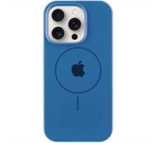 Чохол Silicone Case Full Protective (AA) with MagSafe для Apple iPhone 16 Pro (6.3") Синій / Denim Blue