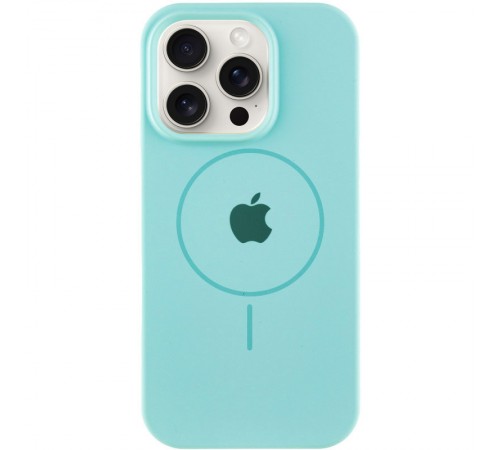 Чохол Silicone Case Full Protective (AA) with MagSafe для Apple iPhone 16 Pro Max (6.9") Бірюзовий / Light Turquoise Чохол Silicone Case Full Protective (AA) with MagSafe для Apple iPhone 16 Pro Max (6.9") Бірюзовий / Light Turquoise
