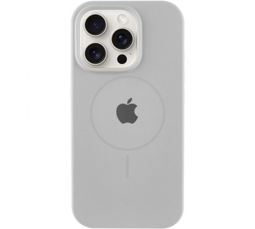 Чохол Silicone Case Full Protective (AA) with MagSafe для Apple iPhone 16 Pro Max (6.9") Сірий / Light Grey Чохол Silicone Case Full Protective (AA) with MagSafe для Apple iPhone 16 Pro Max (6.9") Сірий / Light Grey