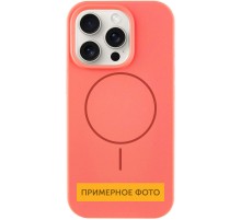 Чохол Silicone Case Full Protective (AA) NO LOGO with MagSafe для Apple iPhone 11 (6.1") Кавуновий / Watermelon red