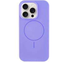 Чохол Silicone Case Full Protective (AA) NO LOGO with MagSafe для Apple iPhone 12 Pro / 12 (6.1") Бузковий / Lilac