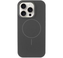 Чохол Silicone Case Full Protective (AA) NO LOGO with MagSafe для Apple iPhone 12 Pro Max (6.7") Сірий / Dark Gray