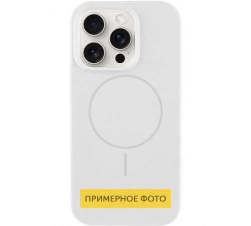Чохол Silicone Case Full Protective (AA) NO LOGO with MagSafe для Apple iPhone 13 (6.1") Білий / White Чохол Silicone Case Full Protective (AA) NO LOGO with MagSafe для Apple iPhone 13 (6.1") Білий / White
