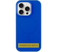 Чохол Silicone Case Full Protective (AA) NO LOGO with MagSafe для Apple iPhone 13 (6.1") Синій / Capri Blue