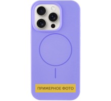 Чохол Silicone Case Full Protective (AA) NO LOGO with MagSafe для Apple iPhone 13 (6.1") Бузковий / Lilac