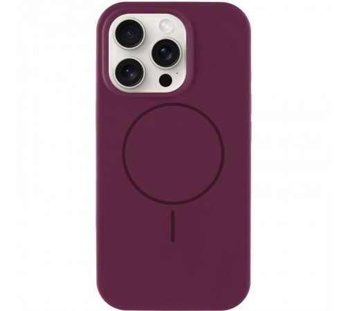Чохол Silicone Case Full Protective (AA) NO LOGO with MagSafe для Apple iPhone 13 Pro (6.1") Бордовий / Plum Чохол Silicone Case Full Protective (AA) NO LOGO with MagSafe для Apple iPhone 13 Pro (6.1") Бордовий / Plum