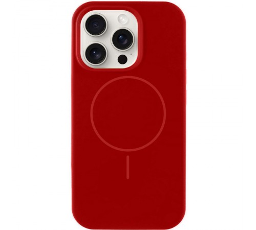 Чохол Silicone Case Full Protective (AA) NO LOGO with MagSafe для Apple iPhone 13 Pro (6.1") Червоний / Deep Red Чохол Silicone Case Full Protective (AA) NO LOGO with MagSafe для Apple iPhone 13 Pro (6.1") Червоний / Deep Red