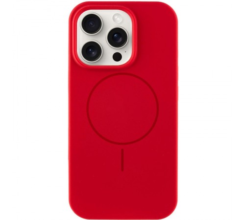 Чохол Silicone Case Full Protective (AA) NO LOGO with MagSafe для Apple iPhone 13 Pro (6.1") Червоний / Red Чохол Silicone Case Full Protective (AA) NO LOGO with MagSafe для Apple iPhone 13 Pro (6.1") Червоний / Red