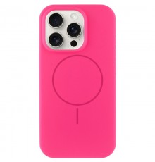 Чохол Silicone Case Full Protective (AA) NO LOGO with MagSafe для Apple iPhone 13 Pro (6.1") Рожевий / Barbie pink