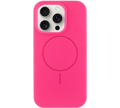 Чохол Silicone Case Full Protective (AA) NO LOGO with MagSafe для Apple iPhone 13 Pro (6.1") Рожевий / Barbie pink Чохол Silicone Case Full Protective (AA) NO LOGO with MagSafe для Apple iPhone 13 Pro (6.1") Рожевий / Barbie pink