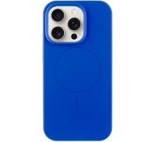 Чохол Silicone Case Full Protective (AA) NO LOGO with MagSafe для Apple iPhone 13 Pro (6.1") Синій / Capri Blue