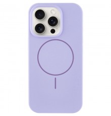 Чохол Silicone Case Full Protective (AA) NO LOGO with MagSafe для Apple iPhone 13 Pro (6.1") Бузковий / Dasheen