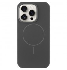 Чохол Silicone Case Full Protective (AA) NO LOGO with MagSafe для Apple iPhone 13 Pro Max (6.7") Сірий / Dark Gray