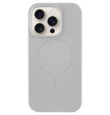 Чохол Silicone Case Full Protective (AA) NO LOGO with MagSafe для Apple iPhone 13 Pro Max (6.7") Сірий / Light Grey