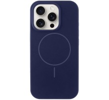 Чохол Silicone Case Full Protective (AA) NO LOGO with MagSafe для Apple iPhone 13 Pro Max (6.7") Темно-синій / Midnight blue
