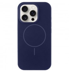 Чохол Silicone Case Full Protective (AA) NO LOGO with MagSafe для Apple iPhone 13 Pro Max (6.7") Темно-синій / Midnight blue
