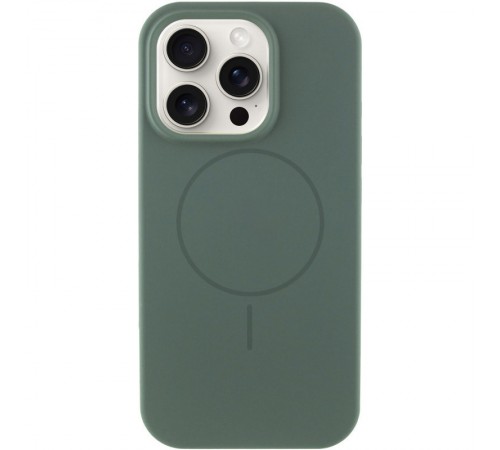 Чохол Silicone Case Full Protective (AA) NO LOGO with MagSafe для Apple iPhone 13 Pro Max (6.7") Зелений / Pine green Чохол Silicone Case Full Protective (AA) NO LOGO with MagSafe для Apple iPhone 13 Pro Max (6.7") Зелений / Pine green