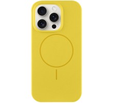 Чохол Silicone Case Full Protective (AA) NO LOGO with MagSafe для Apple iPhone 13 Pro Max (6.7") Жовтий / Yellow