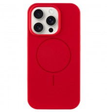 Чохол Silicone Case Full Protective (AA) NO LOGO with MagSafe для Apple iPhone 14 Pro (6.1") Червоний / Red