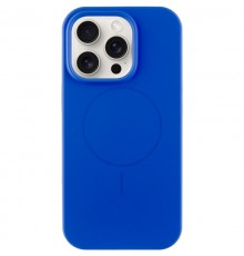 Чохол Silicone Case Full Protective (AA) NO LOGO with MagSafe для Apple iPhone 14 Pro (6.1") Синій / Capri Blue