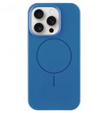Чохол Silicone Case Full Protective (AA) NO LOGO with MagSafe для Apple iPhone 14 Pro (6.1") Синій / Denim Blue