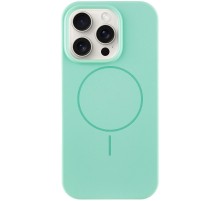 Чохол Silicone Case Full Protective (AA) NO LOGO with MagSafe для Apple iPhone 14 Pro Max (6.7") Зелений / Spearmint