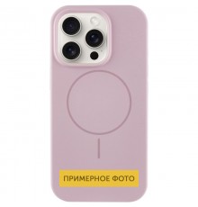 Чохол Silicone Case Full Protective (AA) NO LOGO with MagSafe для Apple iPhone 15 Plus (6.7") Рожевий / Pink Sand