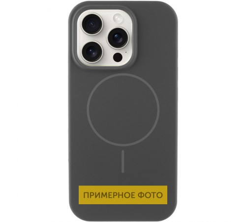 Чохол Silicone Case Full Protective (AA) NO LOGO with MagSafe для Apple iPhone 15 Plus (6.7") Сірий / Dark Gray Чохол Silicone Case Full Protective (AA) NO LOGO with MagSafe для Apple iPhone 15 Plus (6.7") Сірий / Dark Gray
