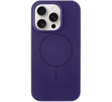 Чохол Silicone Case Full Protective (AA) NO LOGO with MagSafe для Apple iPhone 15 Pro Max (6.7") Фіолетовий / Elderberry