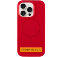 Чохол Silicone Case Full Protective (AA) NO LOGO with MagSafe для Apple iPhone 16 (6.1") Червоний / Red