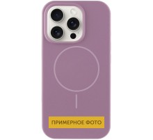 Чохол Silicone Case Full Protective (AA) NO LOGO with MagSafe для Apple iPhone 16 (6.1") Ліловий / Lilac Pride