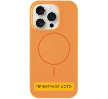 Чохол Silicone Case Full Protective (AA) NO LOGO with MagSafe для Apple iPhone 16 (6.1") Помаранчевий / Papaya