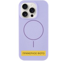Чохол Silicone Case Full Protective (AA) NO LOGO with MagSafe для Apple iPhone 16 (6.1") Бузковий / Dasheen