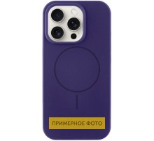 Чохол Silicone Case Full Protective (AA) NO LOGO with MagSafe для Apple iPhone 16 Plus (6.7") Фіолетовий / Elderberry