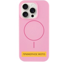Чохол Silicone Case Full Protective (AA) NO LOGO with MagSafe для Apple iPhone 16 Plus (6.7") Рожевий / Light pink
