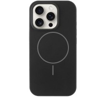 Чохол Silicone Case Full Protective (AA) NO LOGO with MagSafe для Apple iPhone 16 Pro (6.3") Чорний / Black