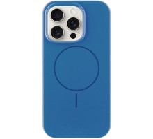 Чохол Silicone Case Full Protective (AA) NO LOGO with MagSafe для Apple iPhone 16 Pro (6.3") Синій / Denim Blue