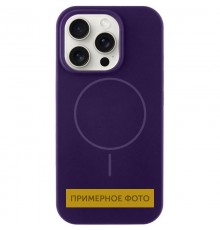 Чохол Silicone Case Full Protective (AA) NO LOGO with MagSafe для Apple iPhone 14 (6.1") Фіолетовий / Amethyst