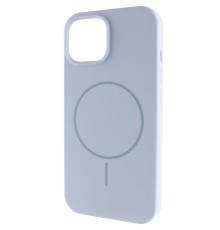 Чохол Silk Full Protective (AA) NO LOGO with Magnetic Fit для Apple iPhone 14 (6.1") Блакитний / Lilac Blue