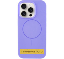 Чохол Silicone Case Full Protective (AA) NO LOGO with MagSafe для Apple iPhone 14 (6.1") Бузковий / Lilac